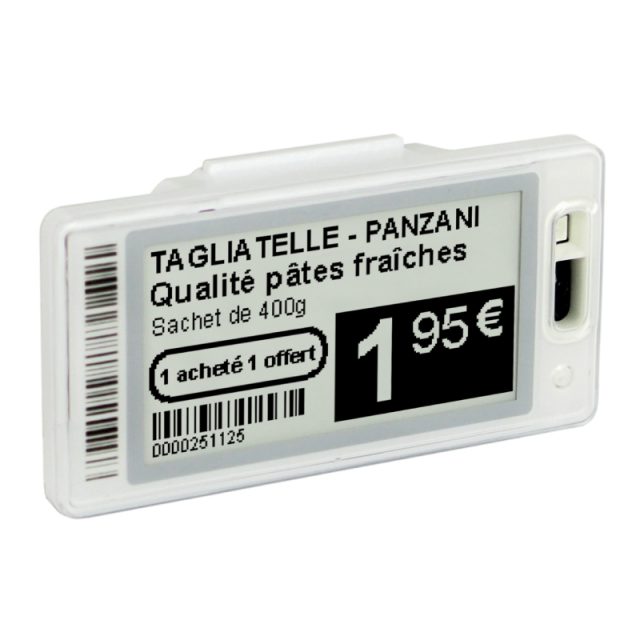 Etiquette électronique de Gondole SmartTAG HD Taille M (pack de 25) IR2S