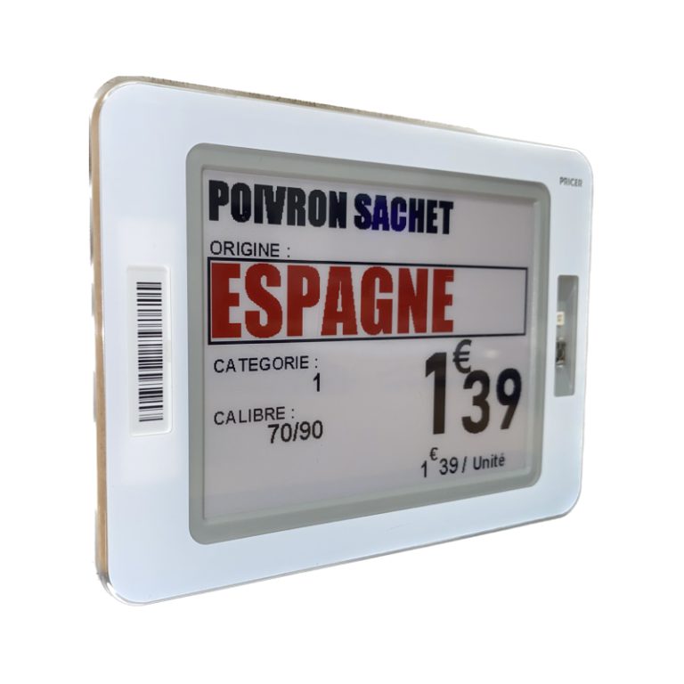 Etiquette électronique de Gondole SmartTAG HD 110 FL NFC Red (pack de 10) IR2S